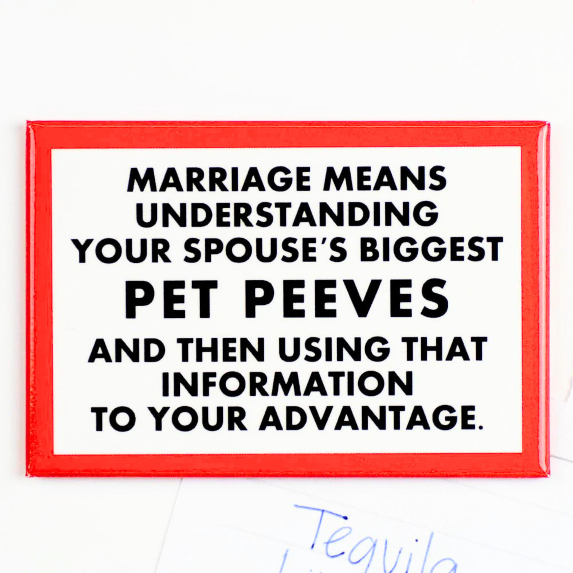 Spouse's Biggest Pet Peeves - Magnet