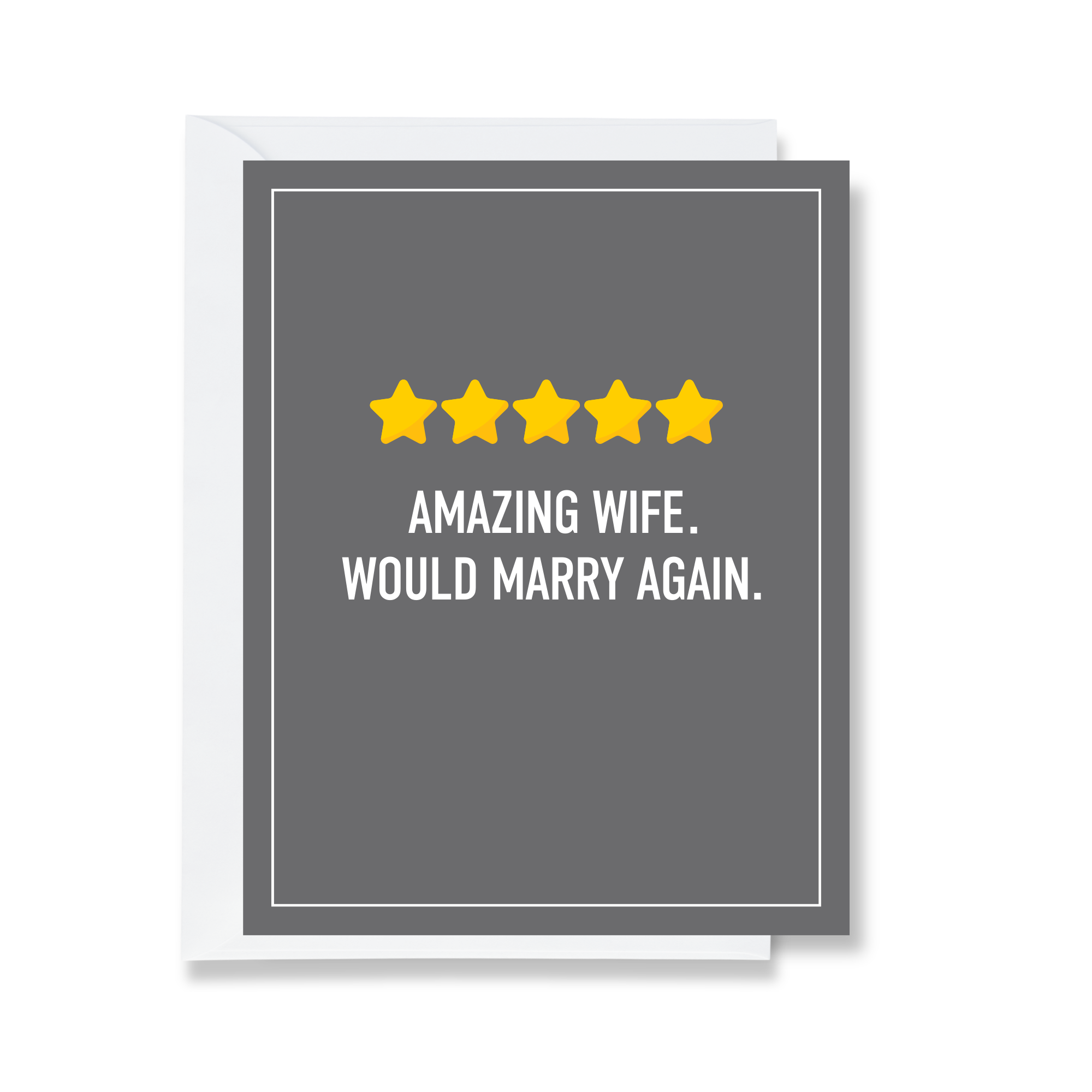 5 Star Wife Greeting Card