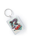 Ski Montana - Plastic Keychain