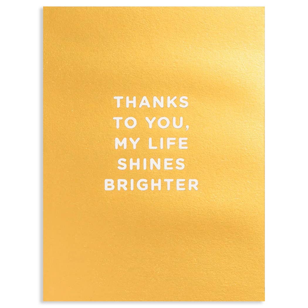 Thanks To You — Card