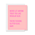 Glitter Glue - Greeting Card