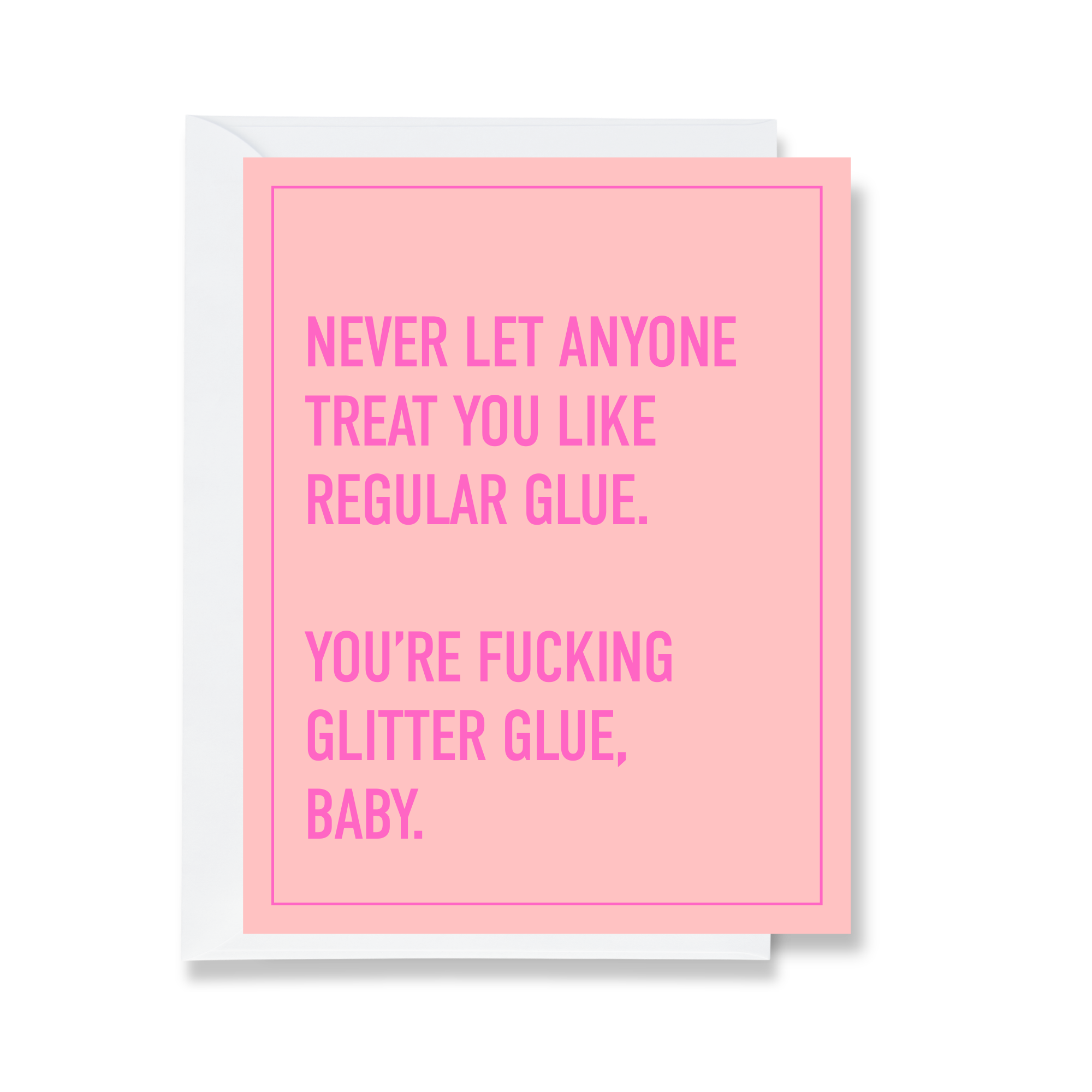 Glitter Glue - Greeting Card