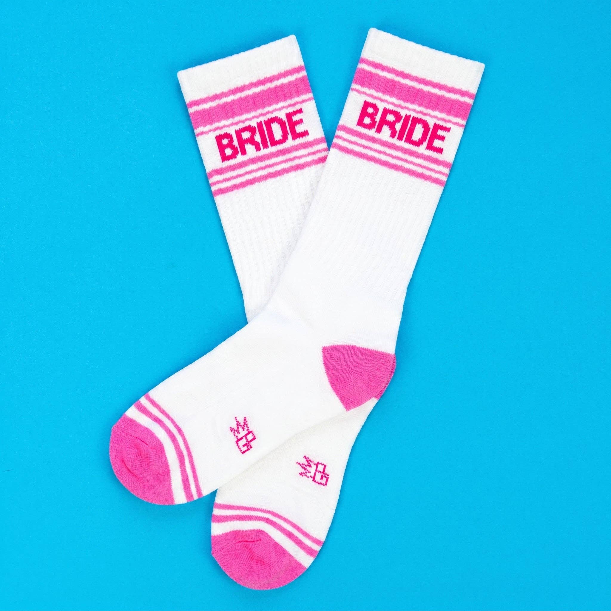 Bride gym crew socks, alternate view