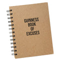 Guinness Book of Excuses - Lined Notebook