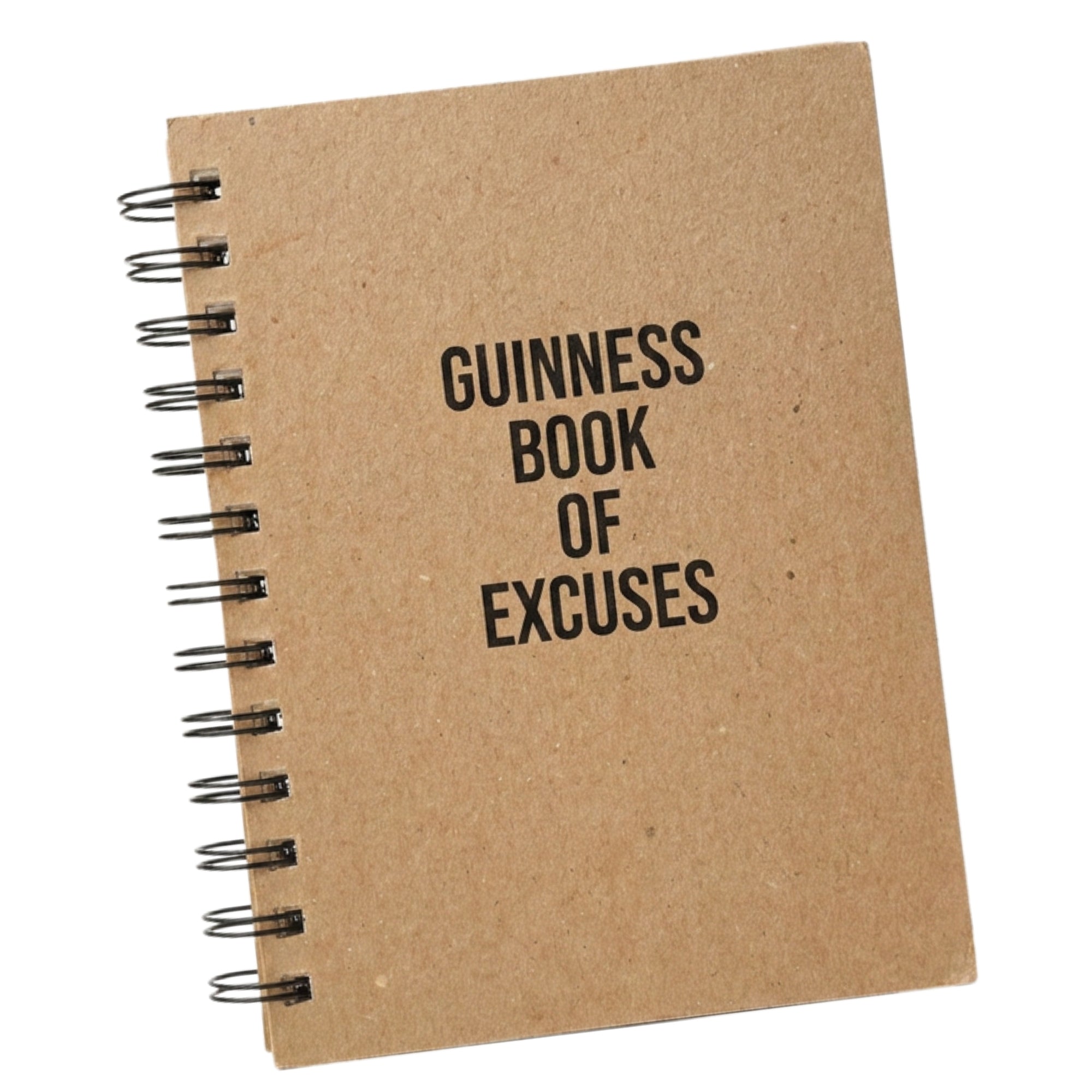 Guinness Book of Excuses - Lined Notebook