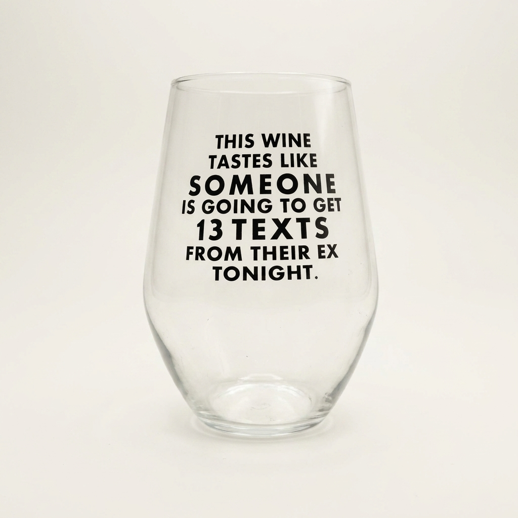 Someone Is Going To Get - Wine Glass