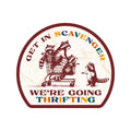 Cute Funny Thrift Shop Raccoon High Quality Vinyl Sticker