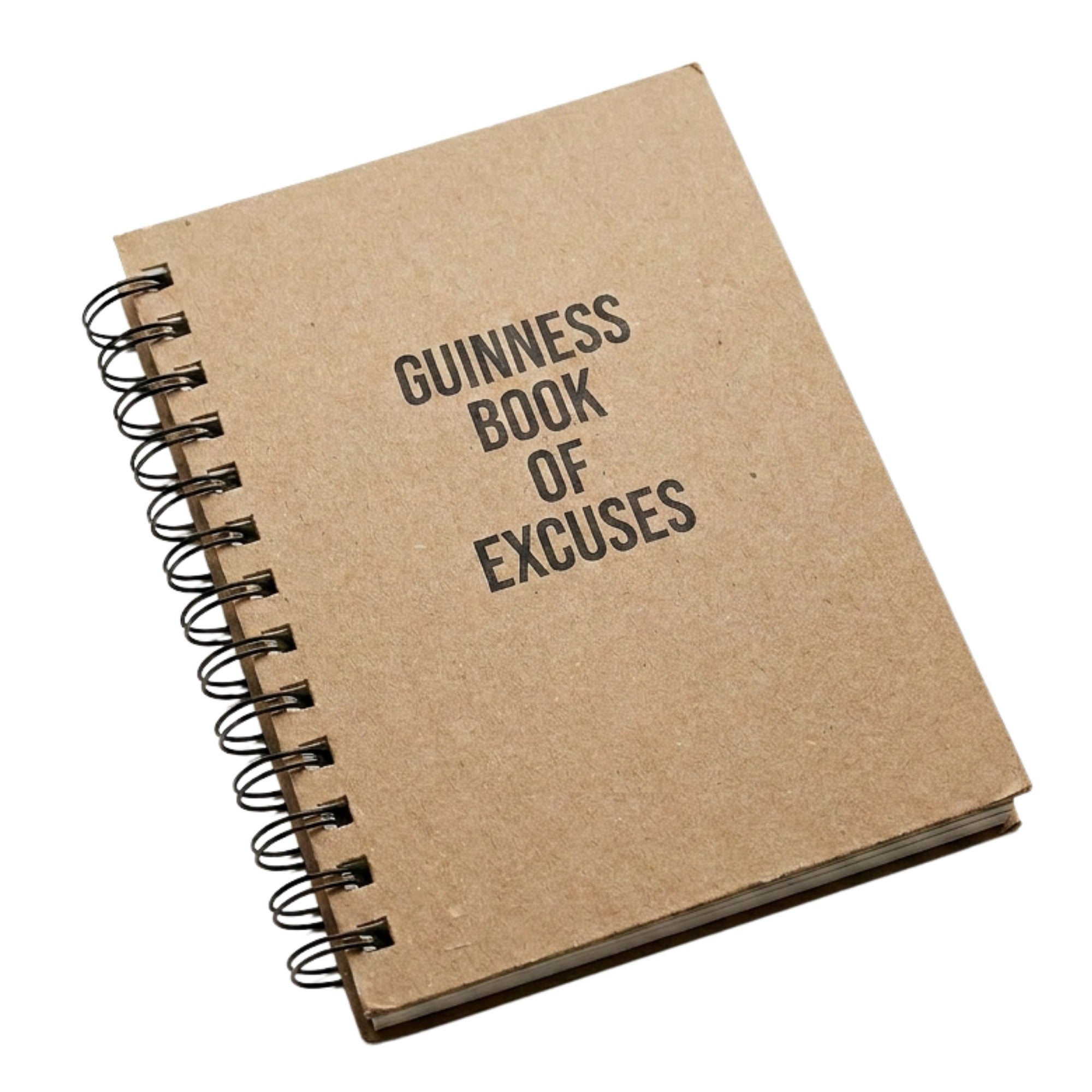 Guinness Book of Excuses - Lined Notebook
