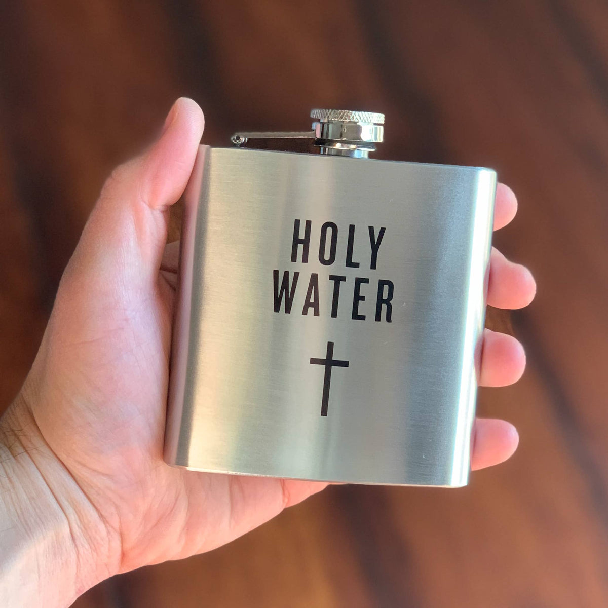 Holy Water - Funny 6 oz. Stainless Steel Flask