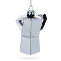 Moka Pot Coffee Maker - Glass Christmas Ornament