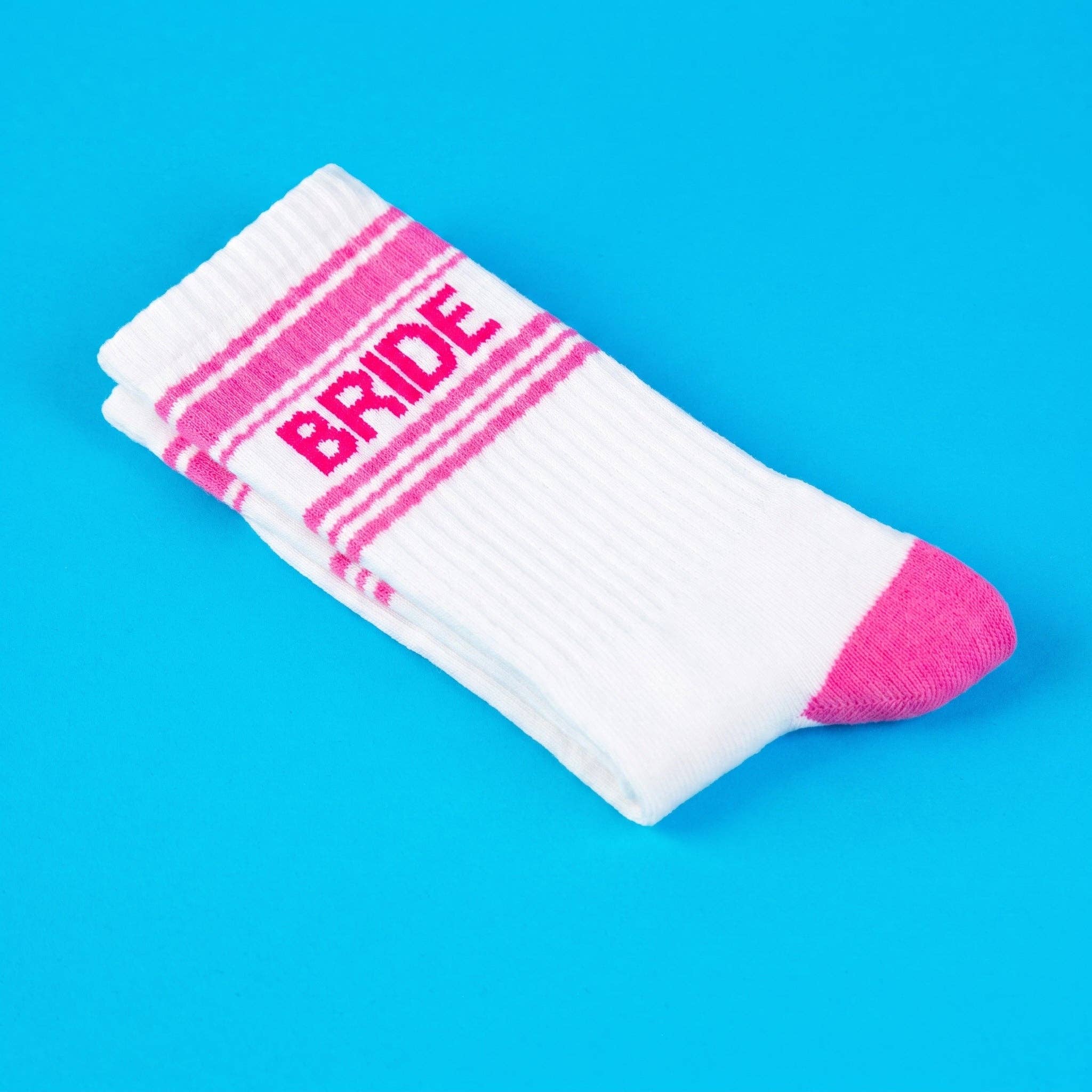 Bride gym crew socks, alternate view