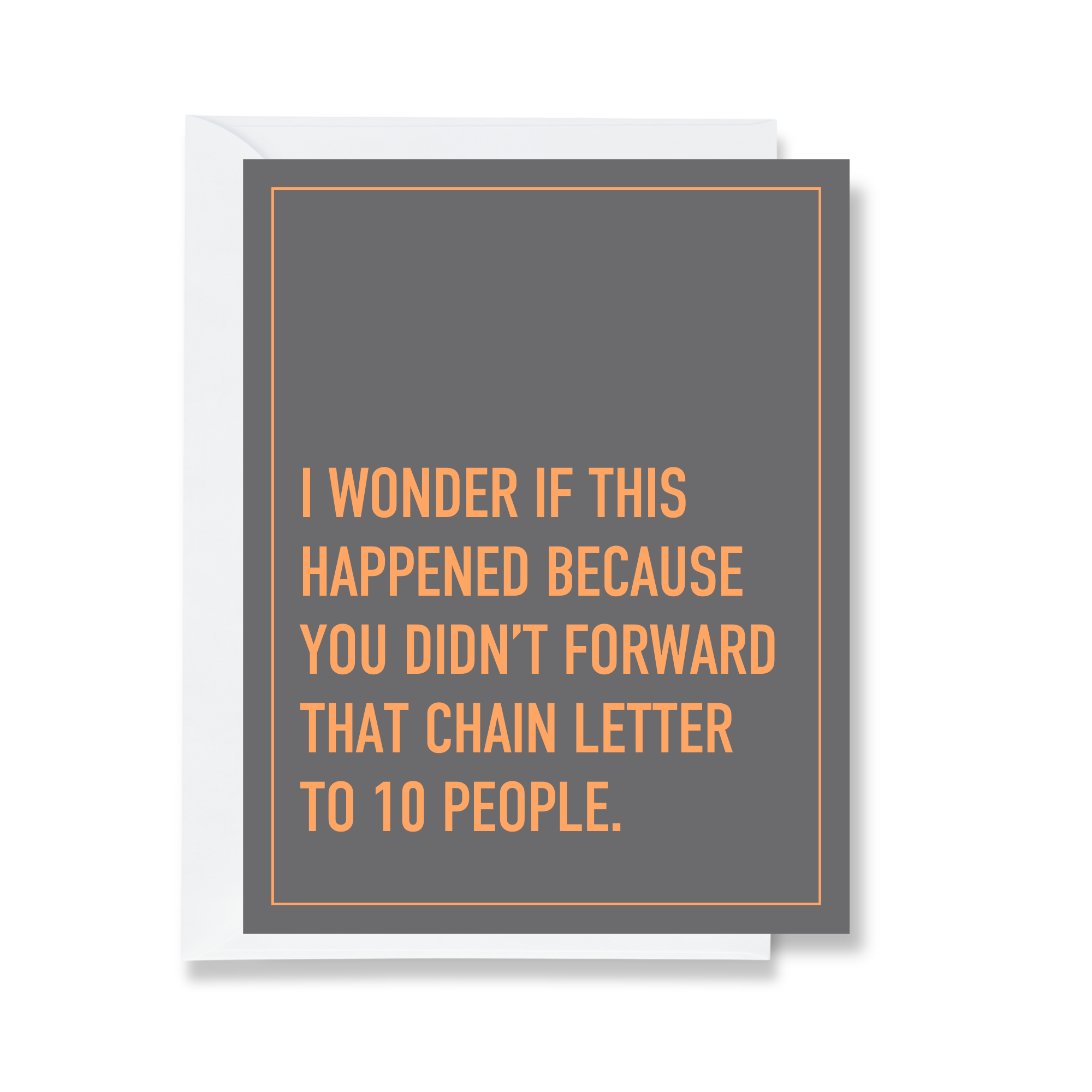 Chain Letter - Greeting Card