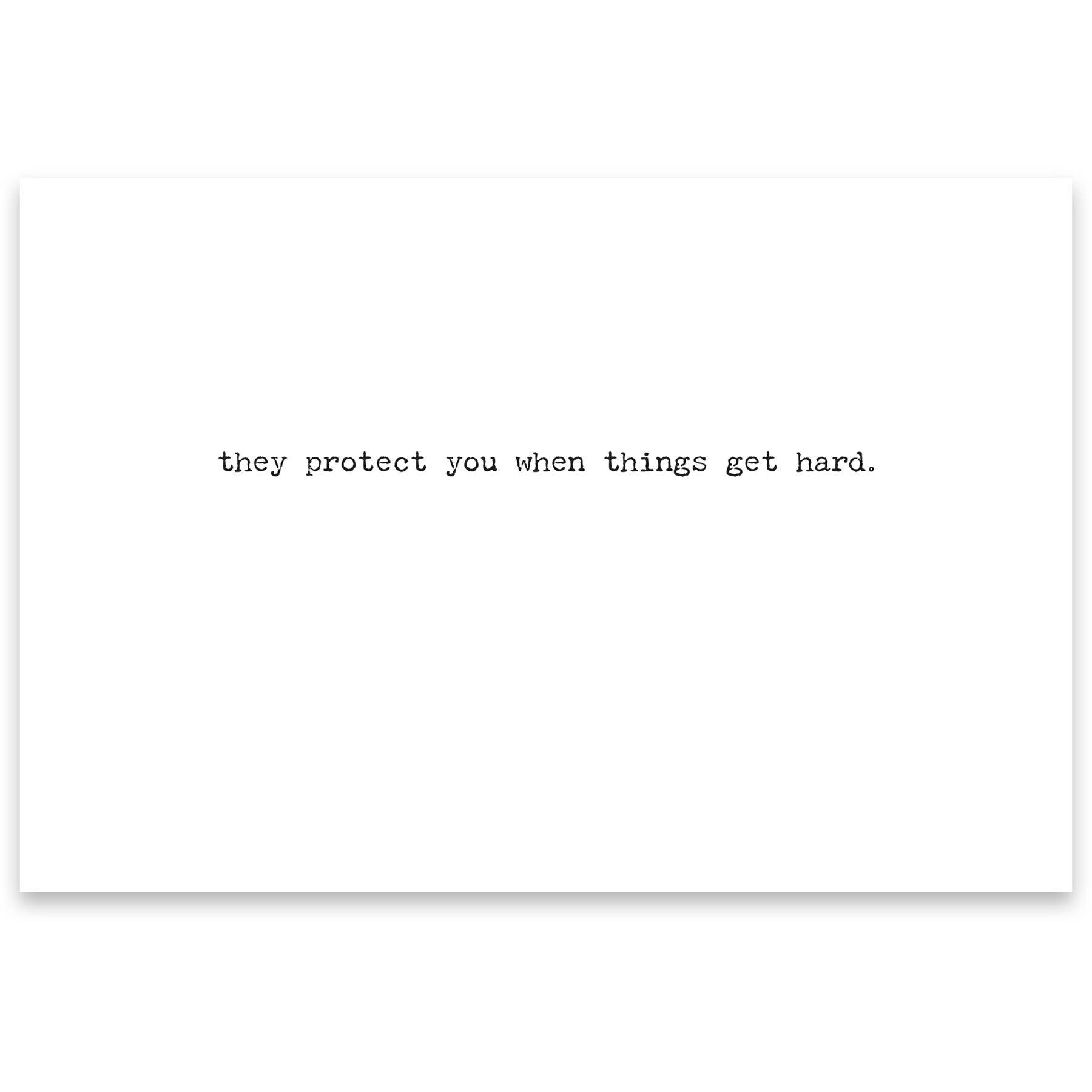 Friends Are Like Condoms - Friendship Card