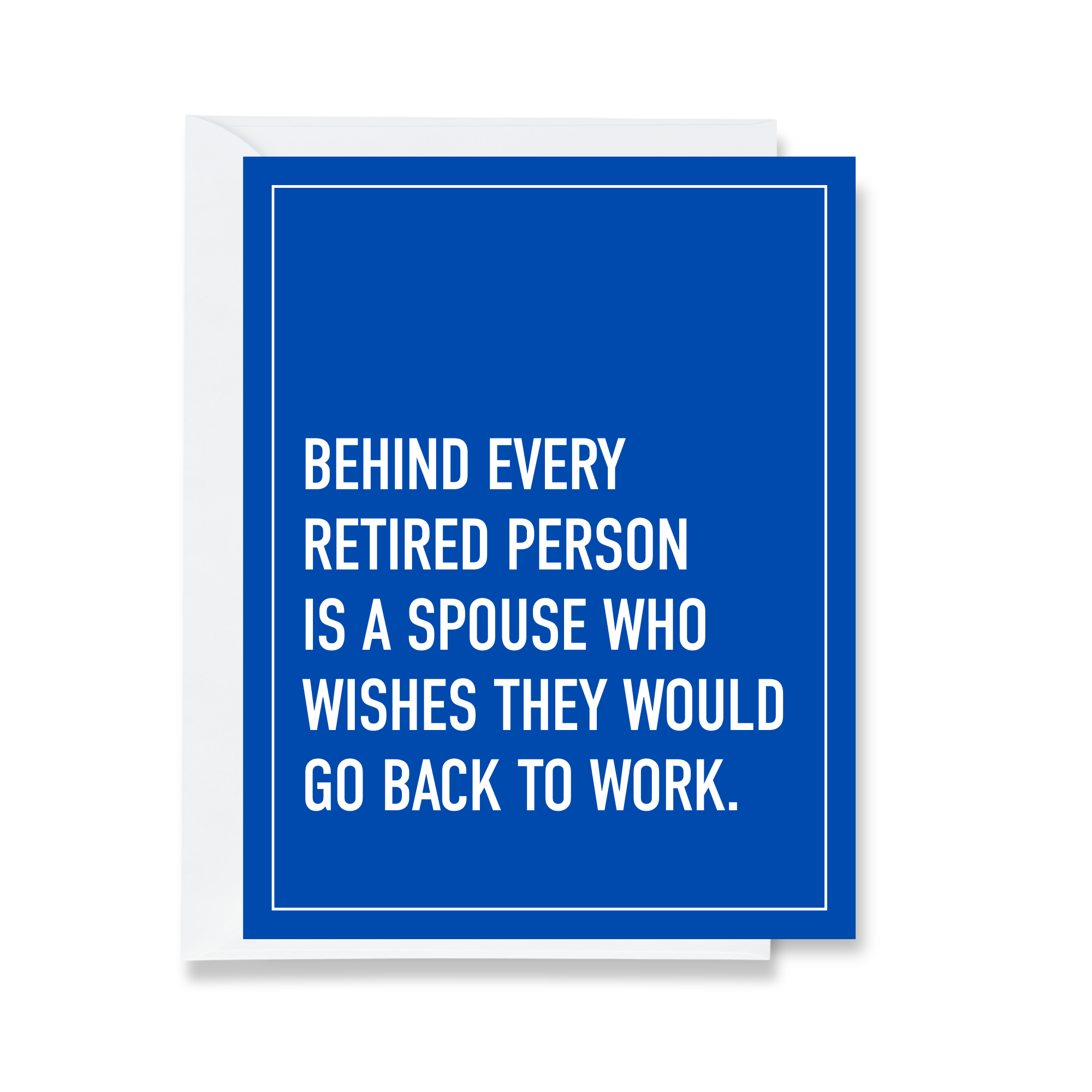 Back To Work ... Retirement Card