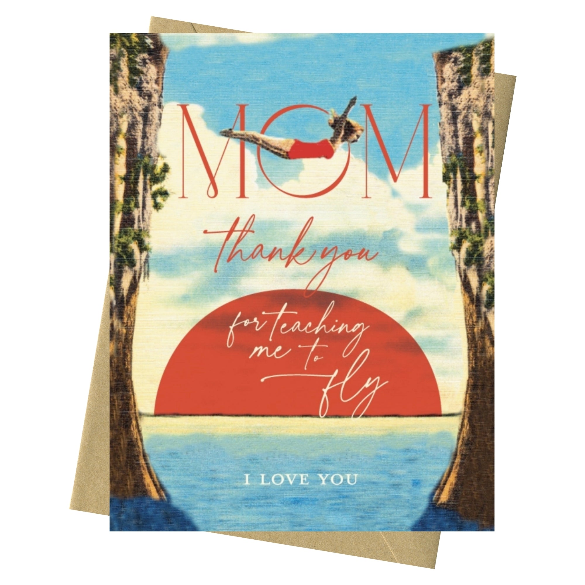 Teaching Me To Fly - Card For Mom