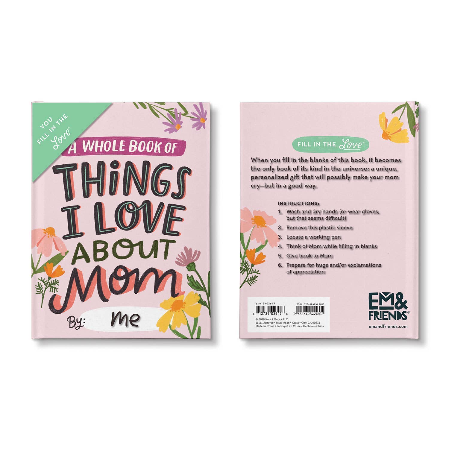 About Mom - Fill in the Love® Journal