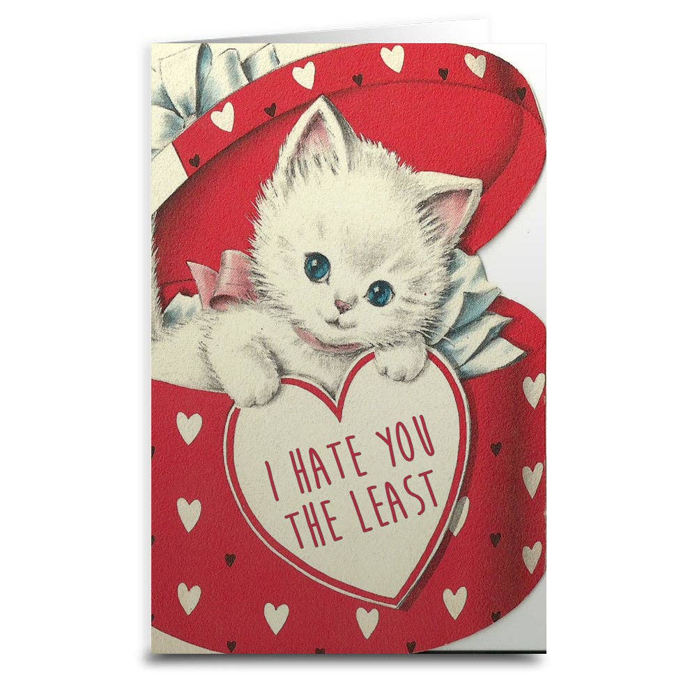 I Hate You the Least - Love Card