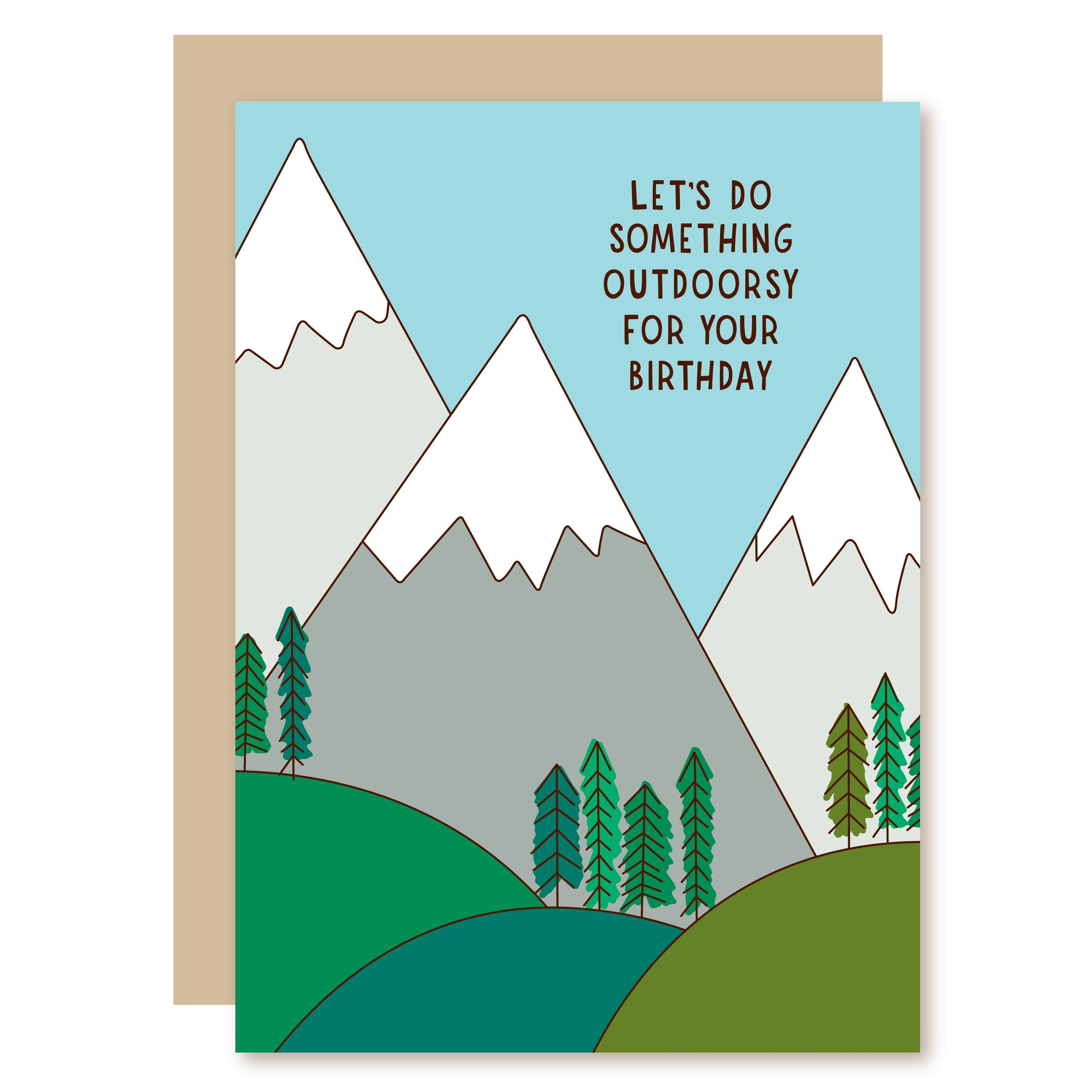 Like Drinking Outside ... Birthday Card