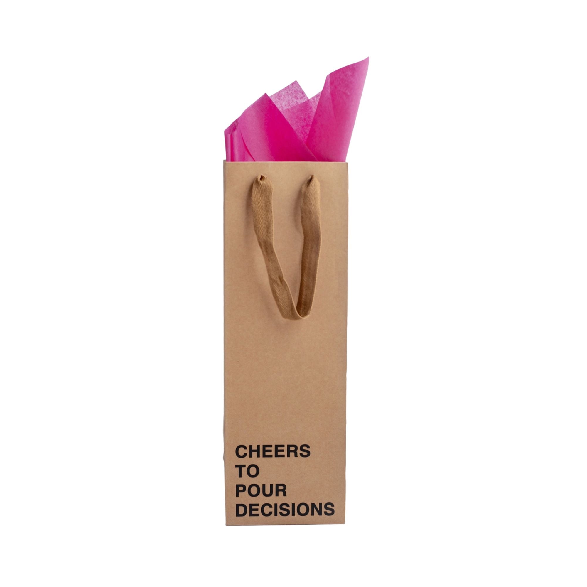 Cheers To Pour - Gift Bag For Booze