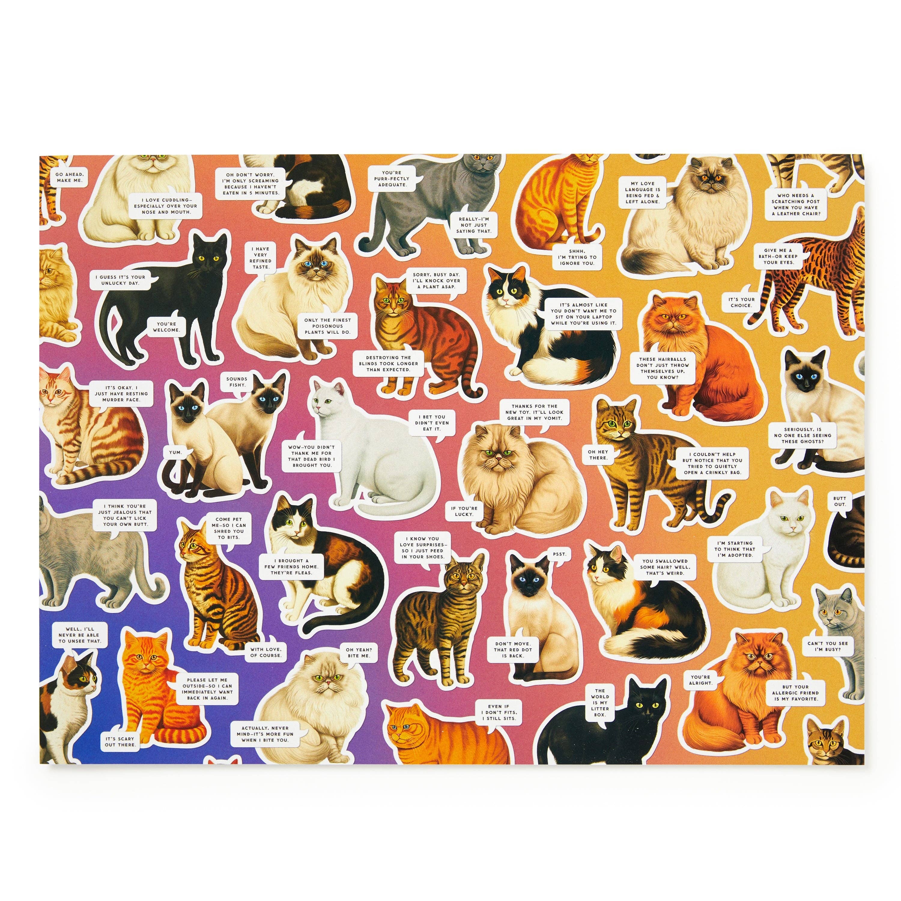 Moody Cats - 1000 Piece Jigsaw Puzzle