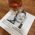 Wine Is Just Grape Juice for Adults funny mugshot cocktail napkins, pack of 20, from The Ruddy Duck in Whitefish, Montana