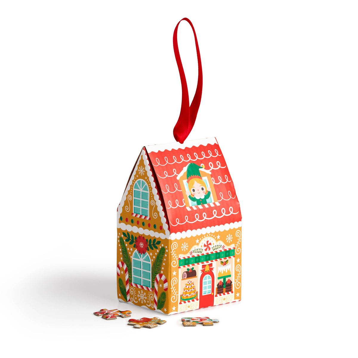 Santa’s Bakery - 48-Piece Mini Puzzle Ornament