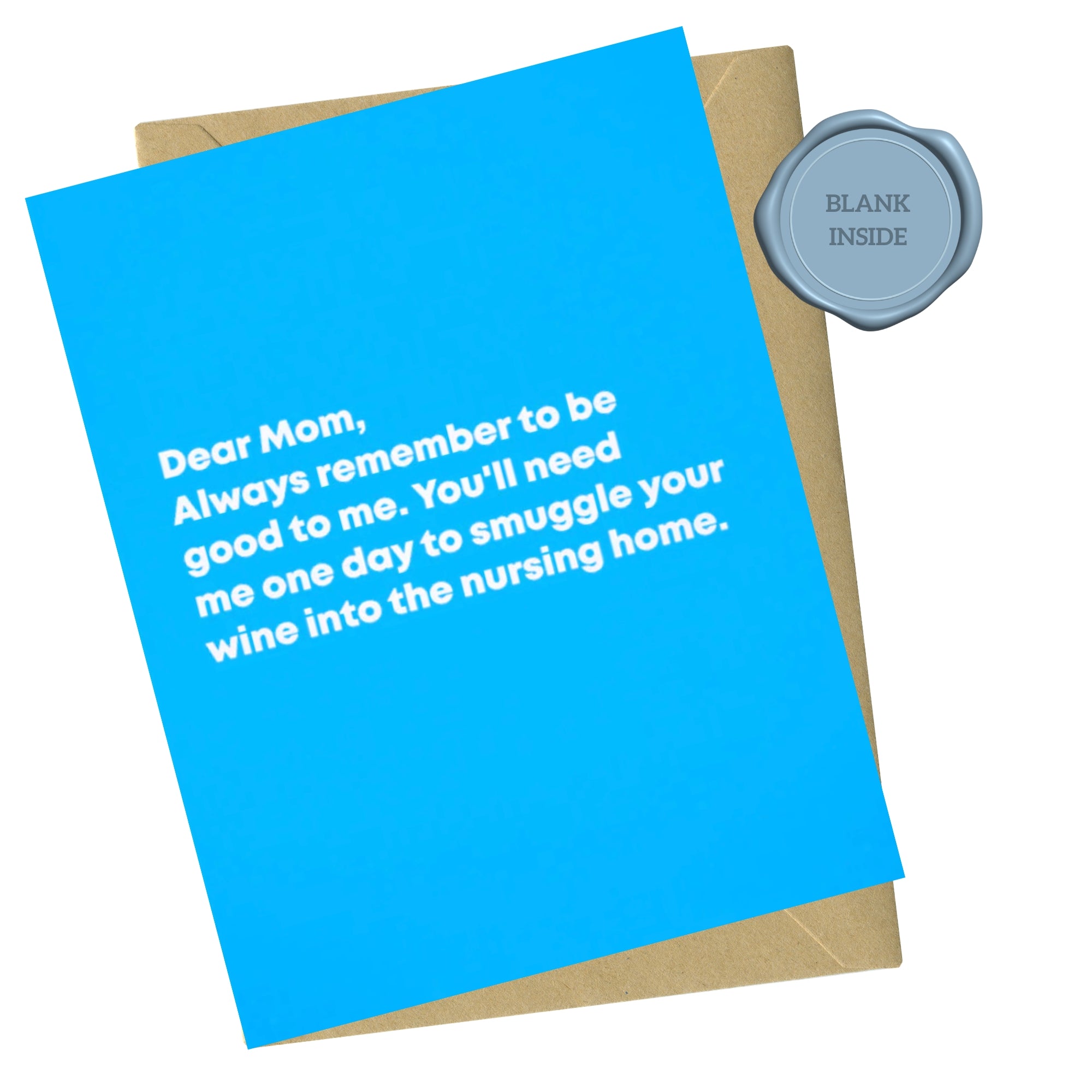 Smuggling Wine - Mother's Day Card