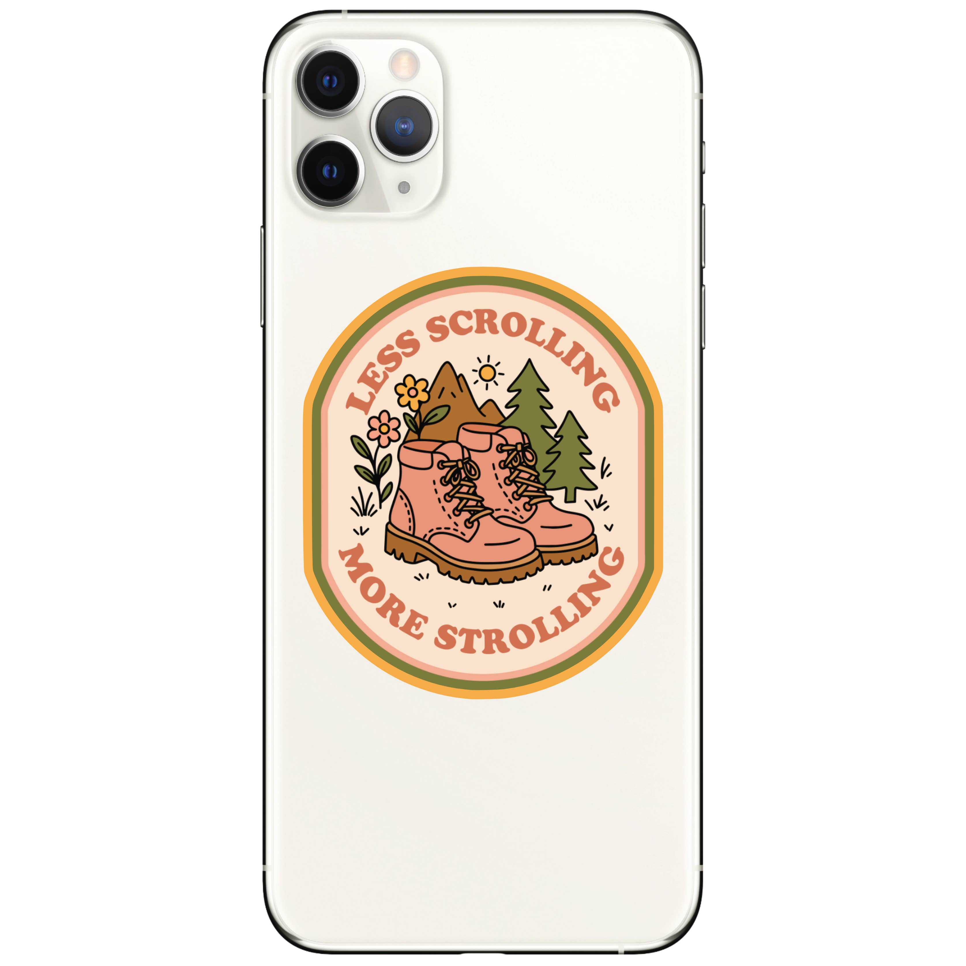 Less Scrolling Sticker