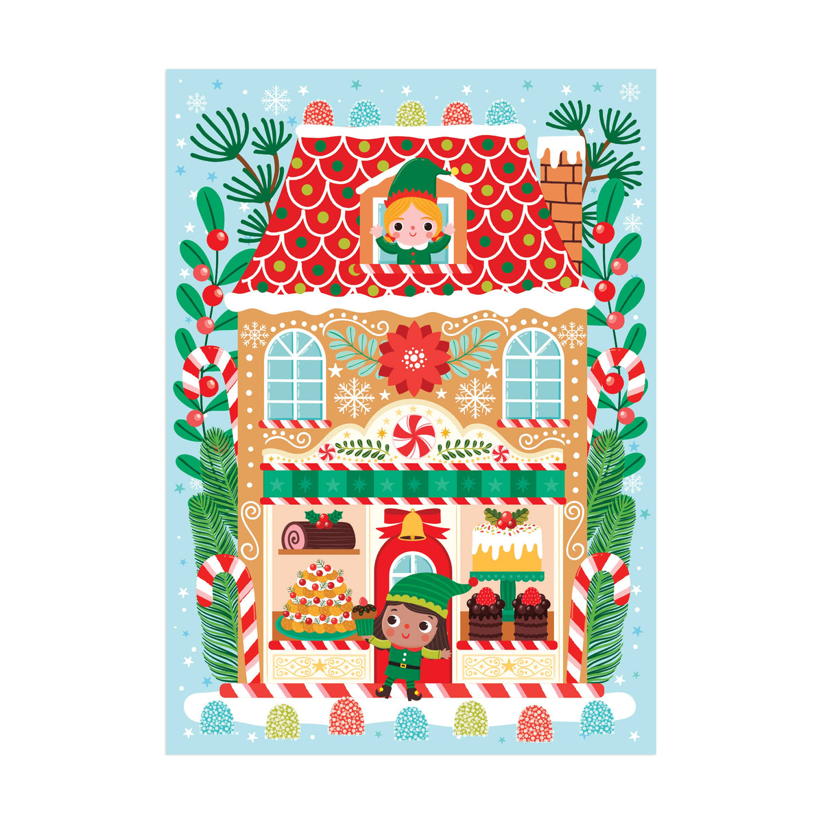 Santa’s Bakery - 48-Piece Mini Puzzle Ornament