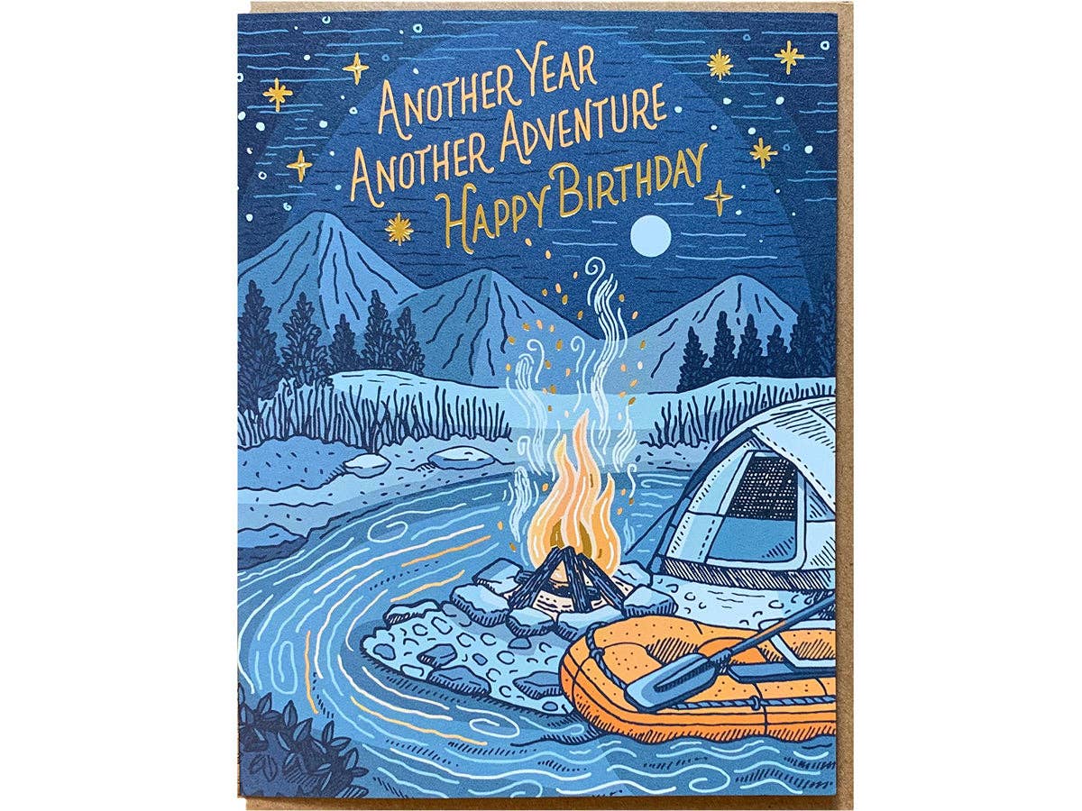 Campfire - Birthday Card