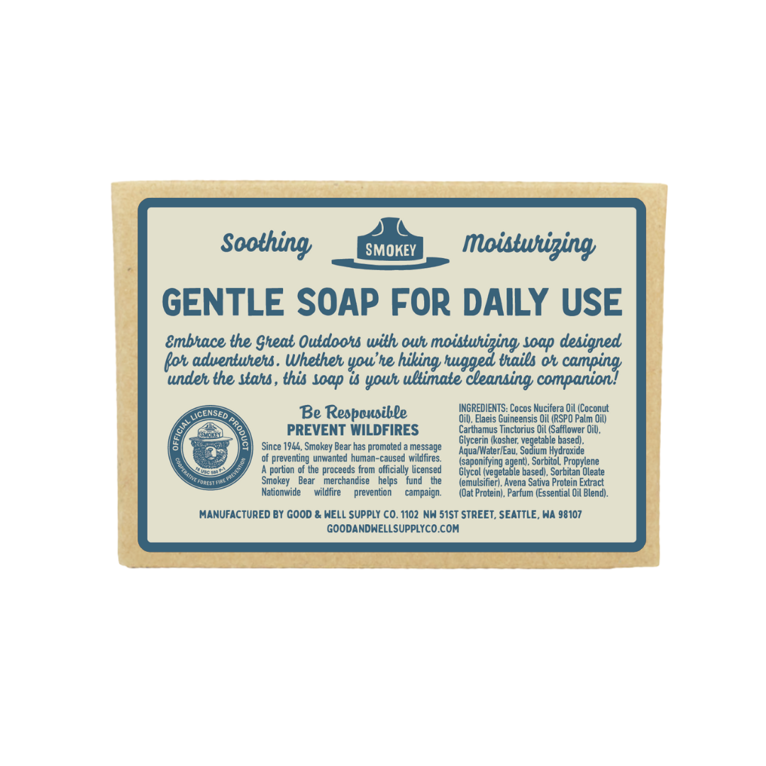 Smokey Bear ... Cedar + Mint Bar Soap