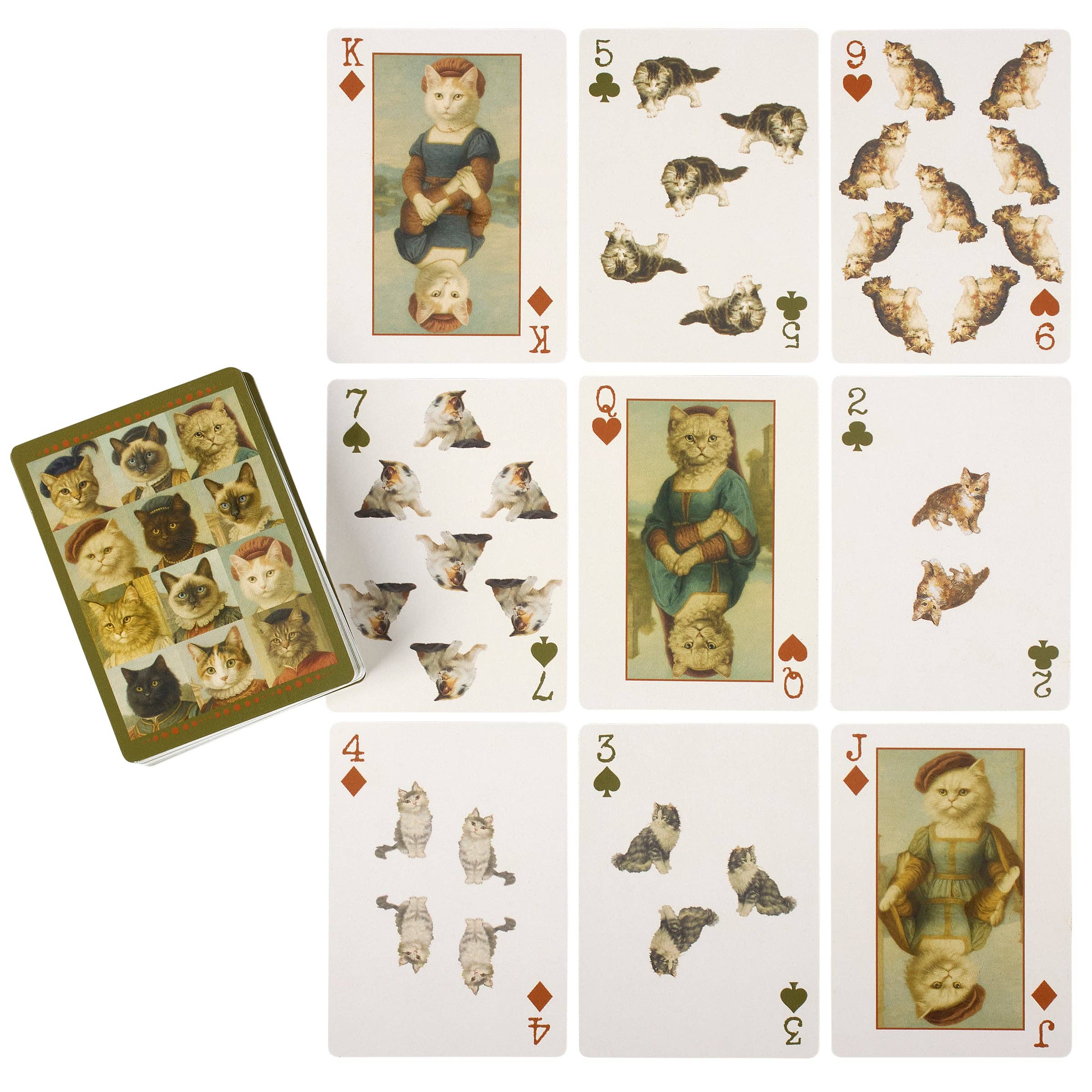 Vintage Cat - Playing Cards