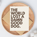 Lost A Dog - Sympathy Card