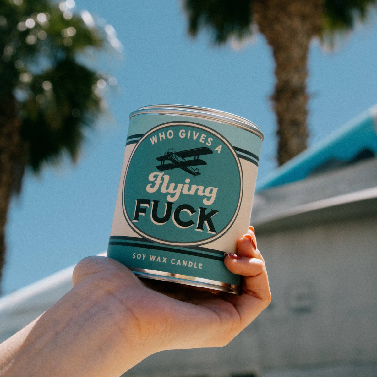 Who Gives a Flying Fuck? - 12 oz Paint Can Scented Candle