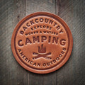 Camping ... Leather Coaster
