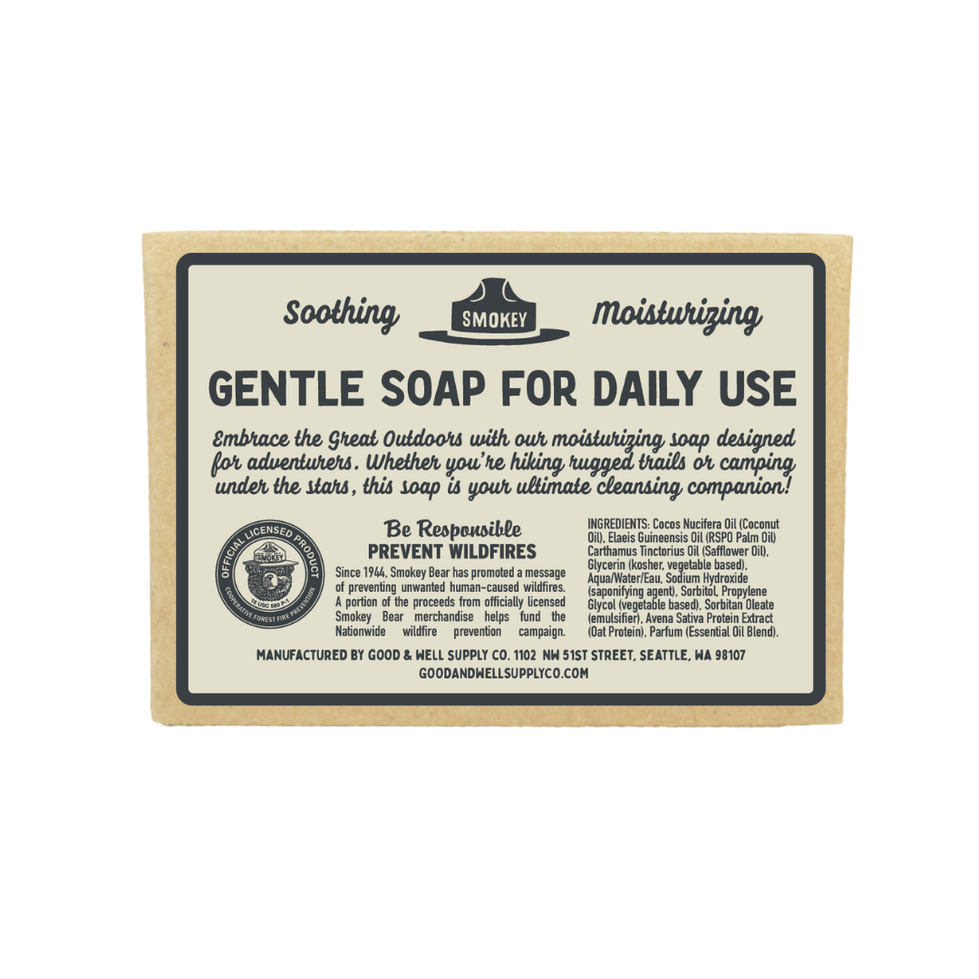 Smokey Bear - Citrus + Pepper Bar Soap