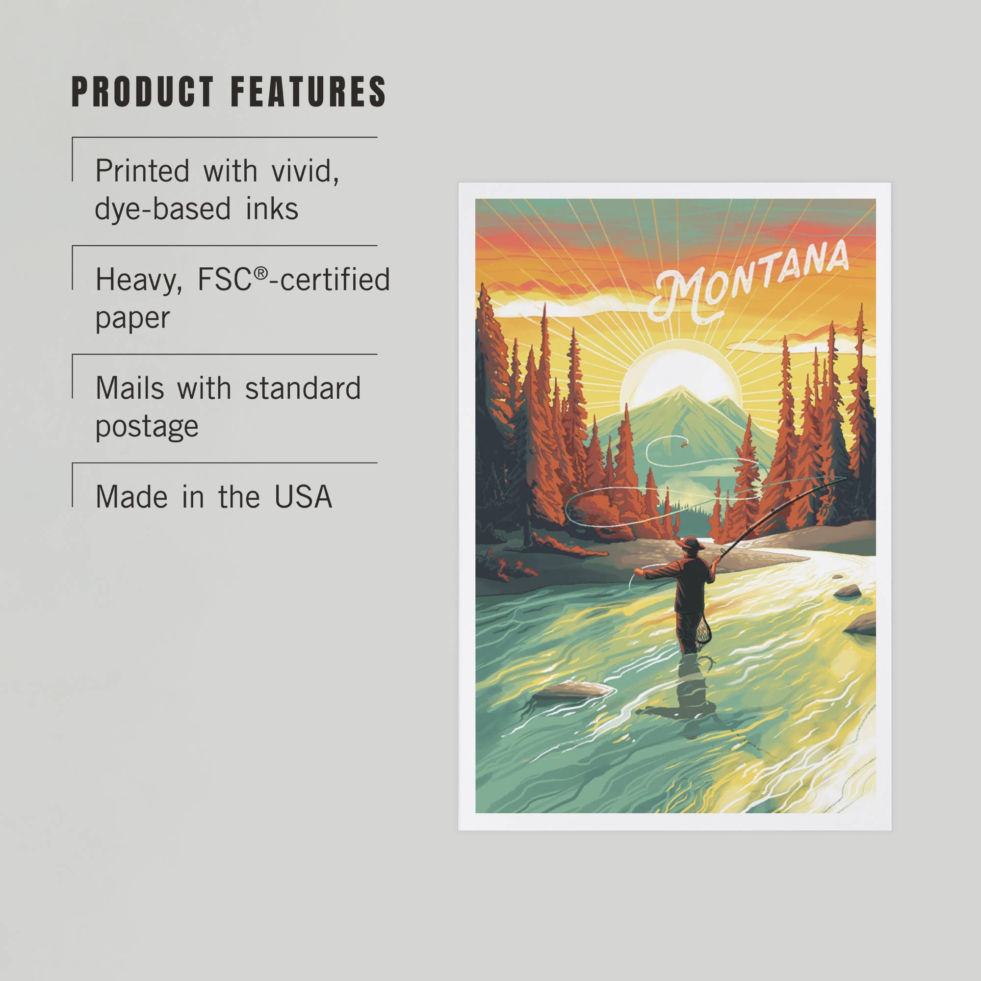 This Is Living - Montana Postcard