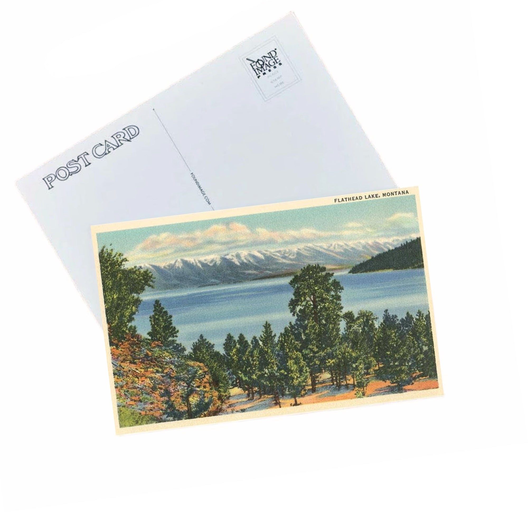 Flathead Lake - Montana Postcard