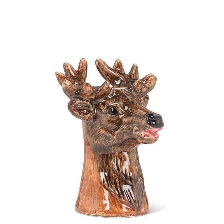 Black Bear - 3" Tall Ceramic Bud Vase