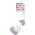 Dog Is My Therapist - Unisex Crew Socks