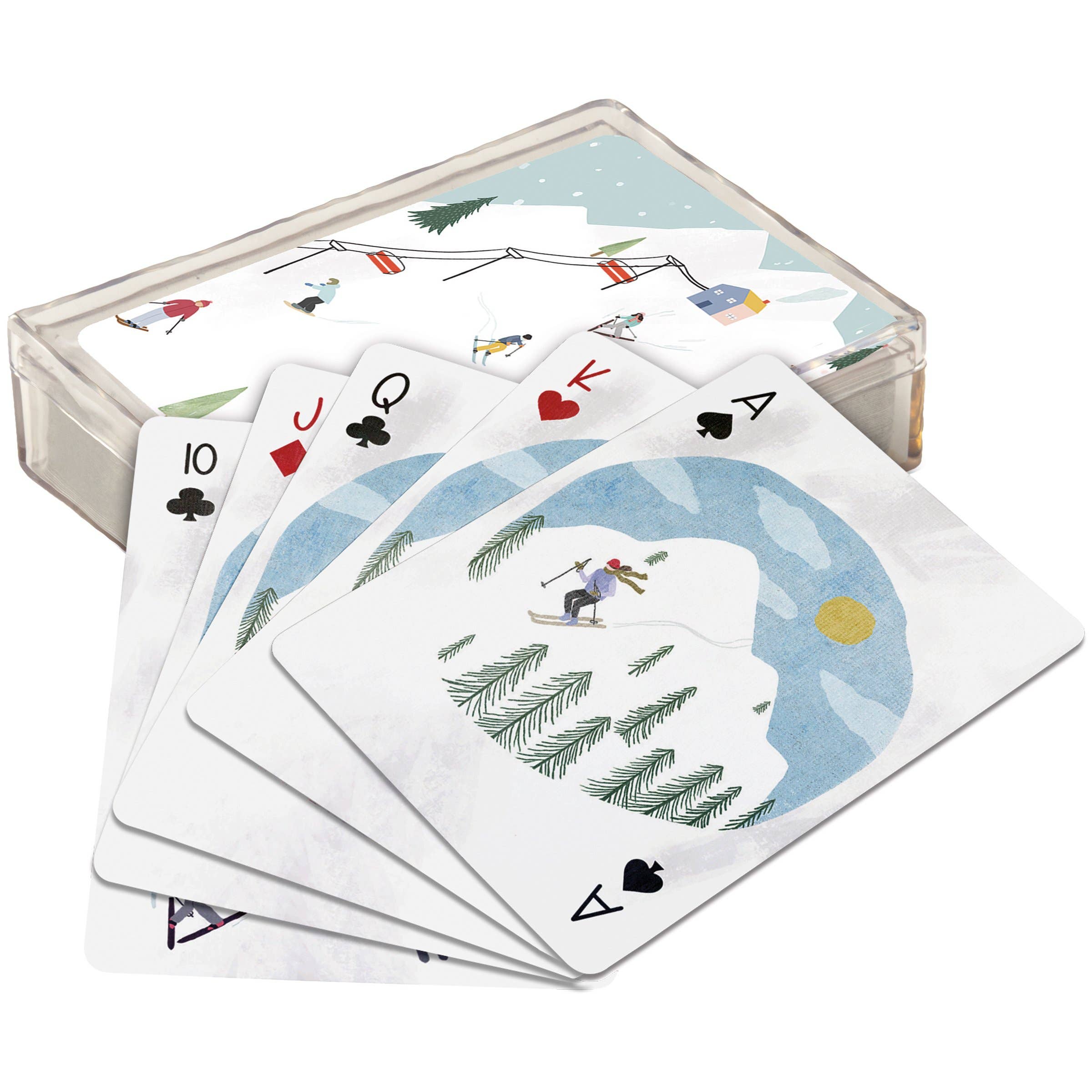 Skiing ... Playing Cards