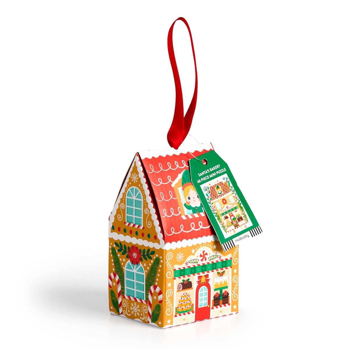 Santa’s Bakery - 48-Piece Mini Puzzle Ornament