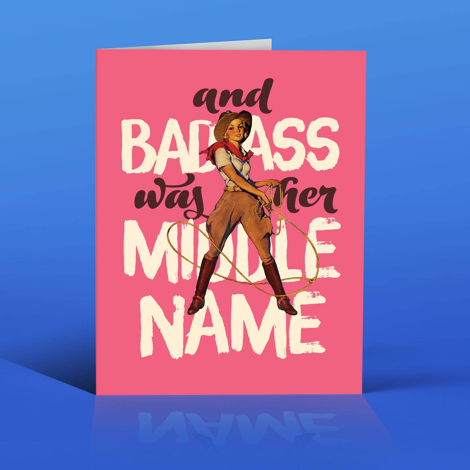 Badass Cowgirl — Card