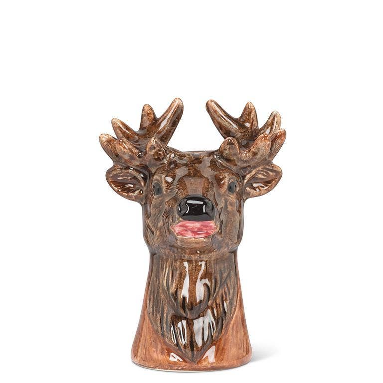 Black Bear - 3" Tall Ceramic Bud Vase