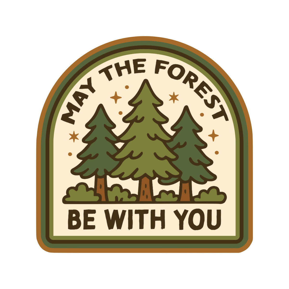 Unplug nature trees vinyl sticker from The Ruddy Duck in Whitefish, Montana