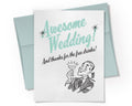 Awesome Wedding - Newlywed Card