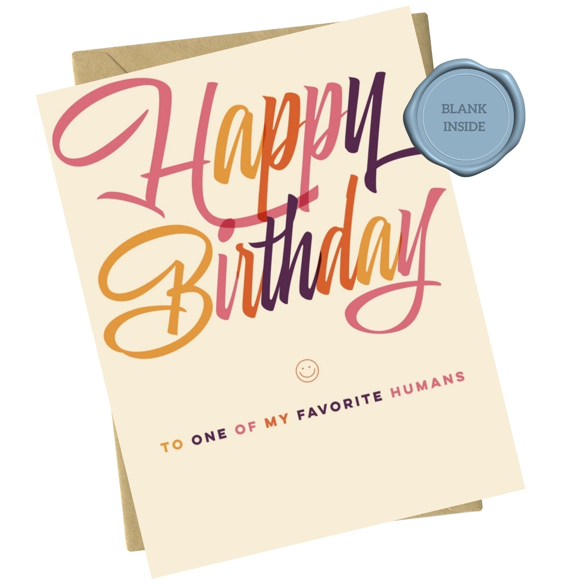 To My Favorite Human - Birthday Card
