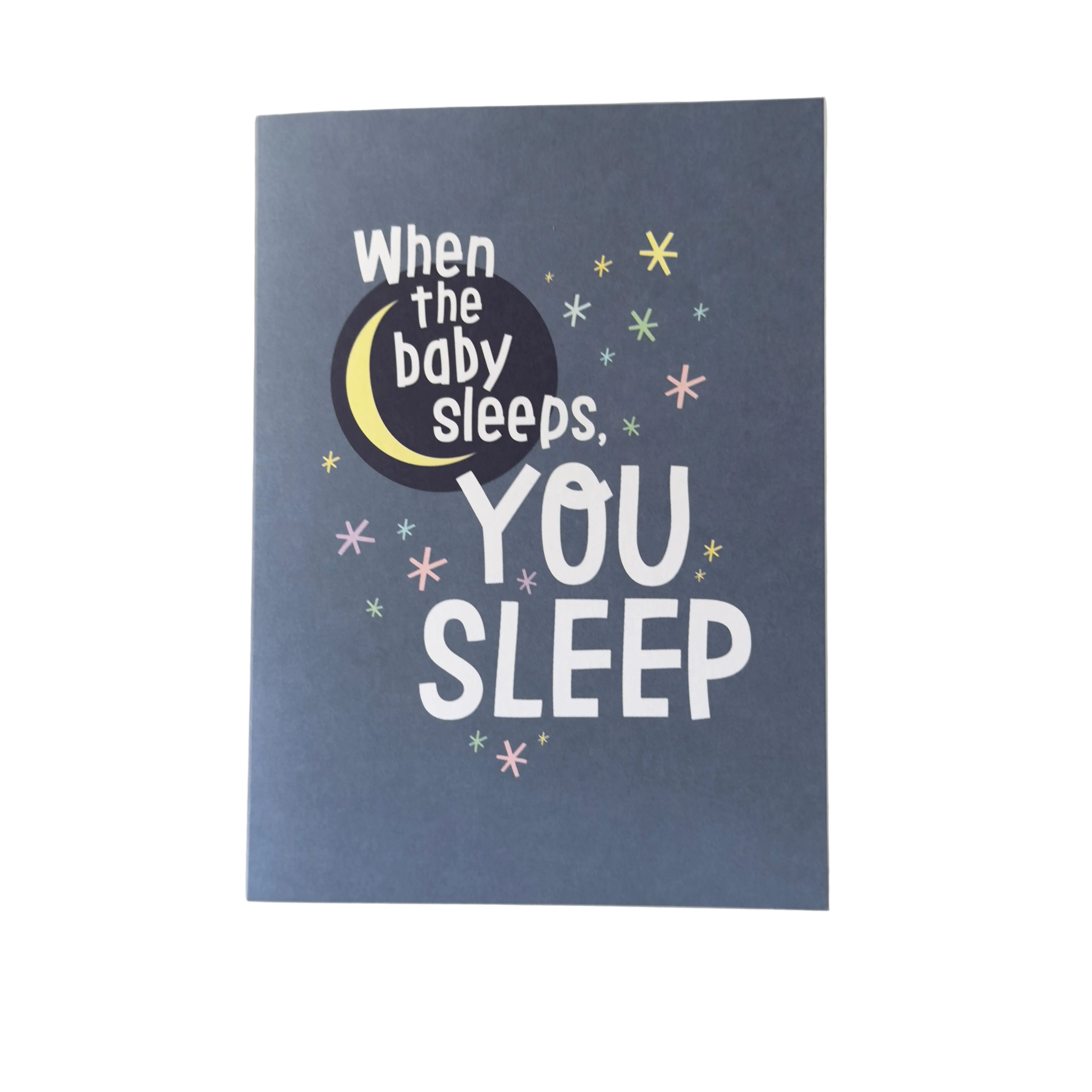 Baby Sleeps ... New Baby Card