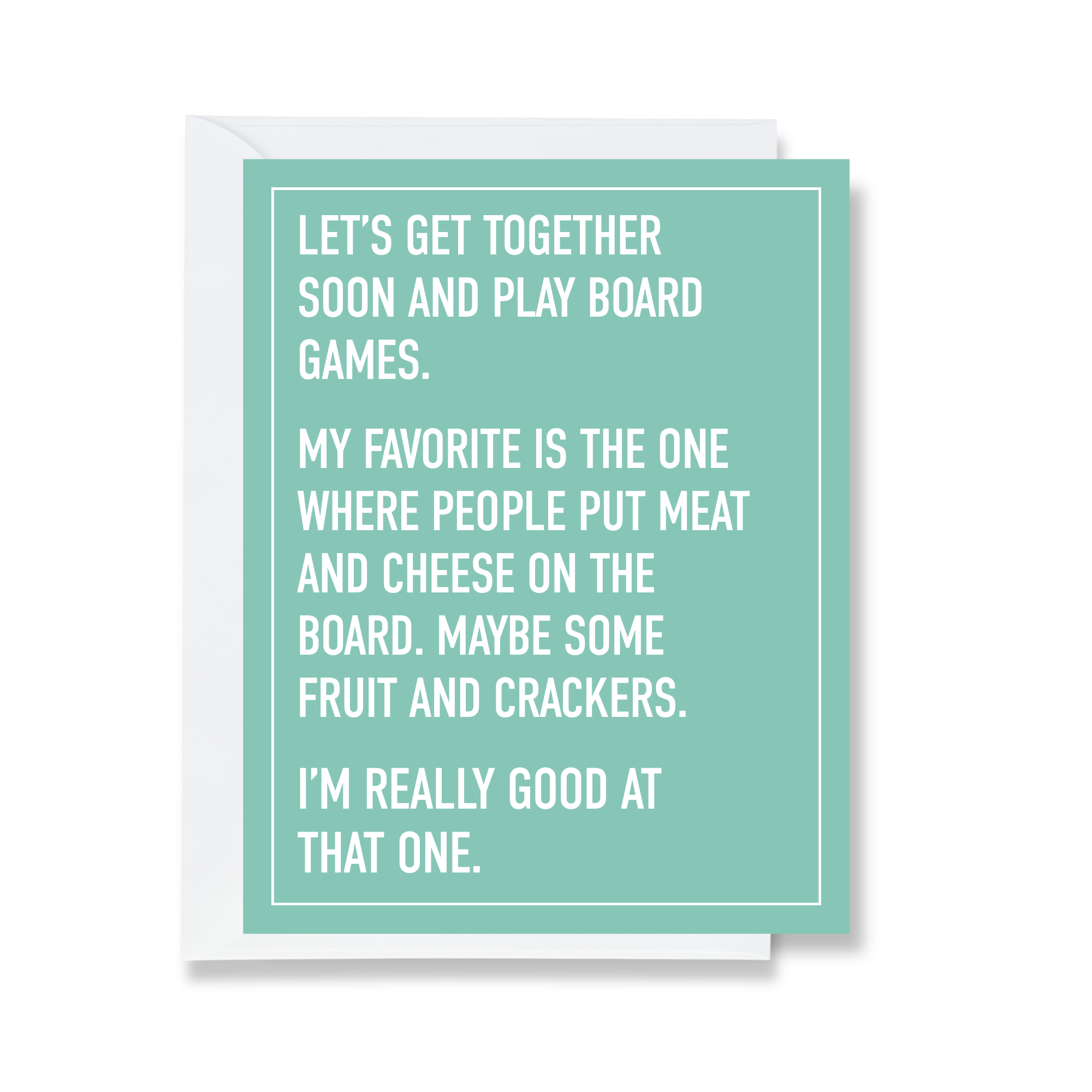 Board Games - Greeting Card