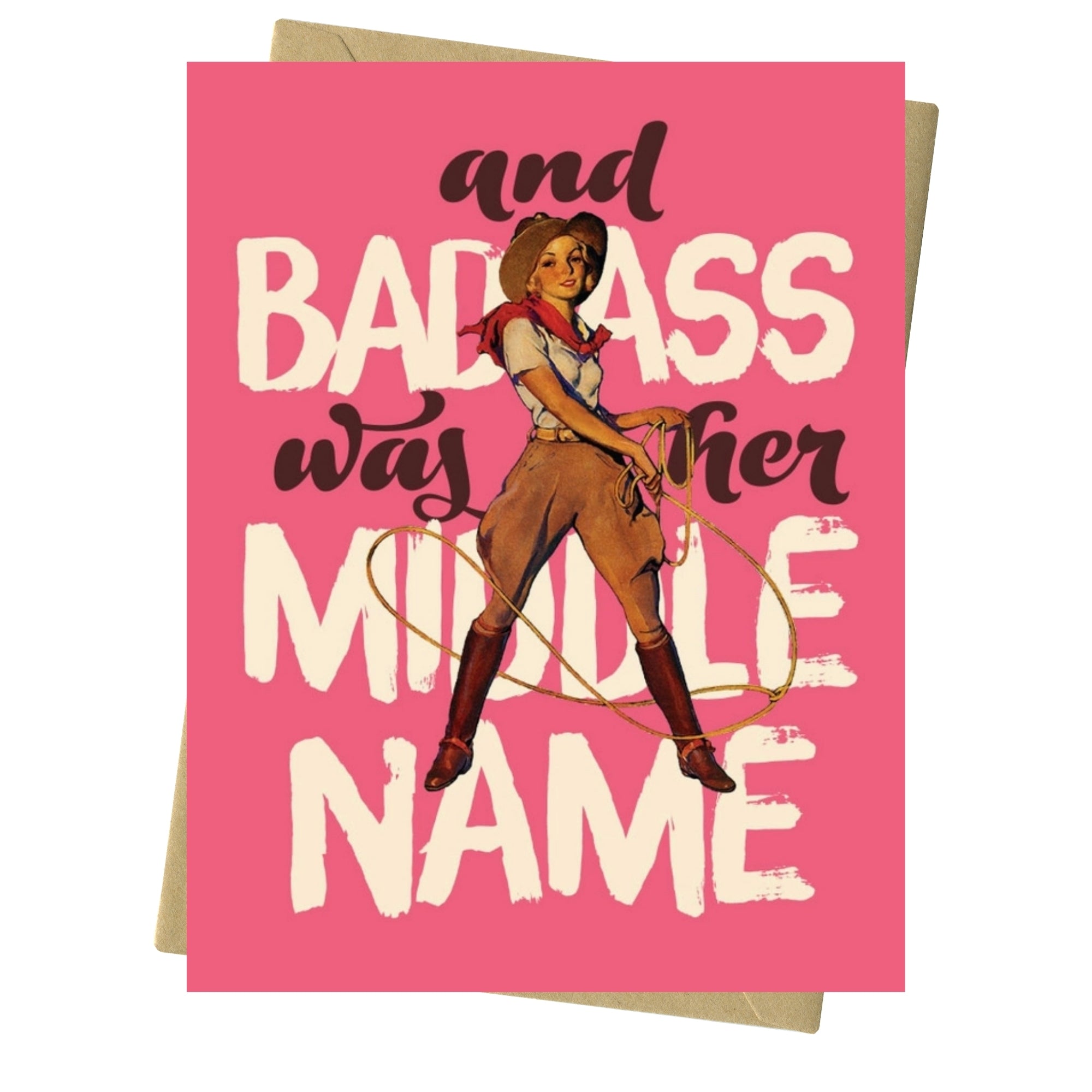 Badass Was Her Name - Empowerment Card
